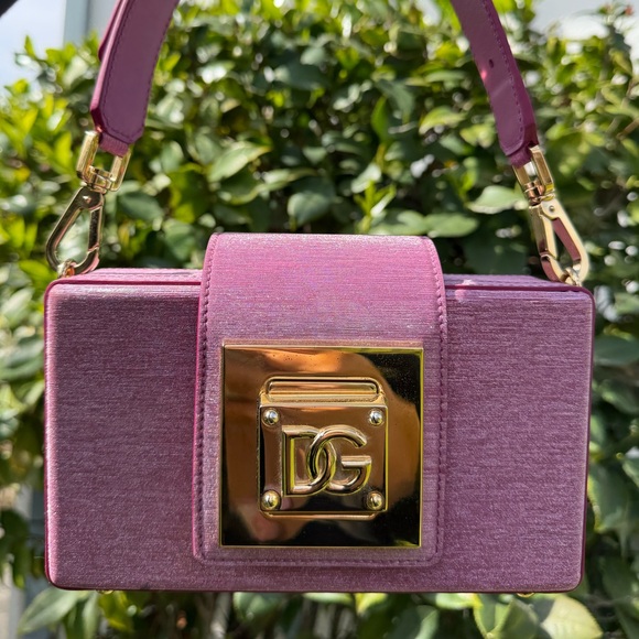 Dolce & Gabbana Handbags - Dolce and Gabbana Pink and Gold Bag